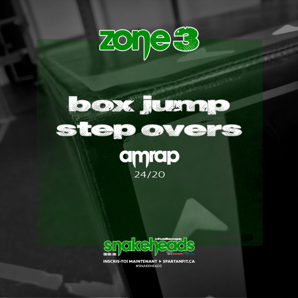 Challenge SnakeHeads | Box Jump Step Overs | SpartanFit • Sainte-Julie